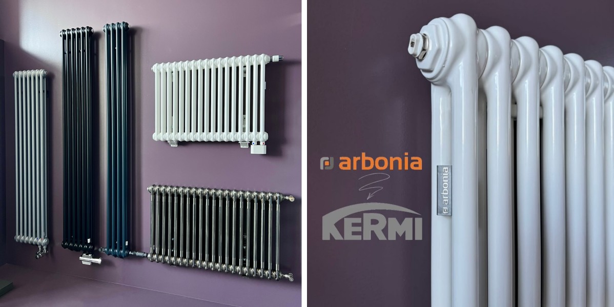 РЕБРЕНДИНГ ТРУБЧАТЫХ РАДИАТОРОВ ARBONIA - ТЕПЕРЬ ПОД БРЕНДОМ KERMI
