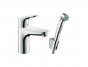 Смеситель для раковины с гигиеническим душем Hansgrohe Focus 100 31927000, хром