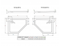 Душевой поддон Radaway Doros PT E 1000 x 800 x 50 (12) L SDRPT1080-01L, белый