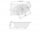 Аэро- и гидромассажная ванна Poolspa Orbita 160x100 L Economy 2, PHAO810SO2C0000
