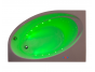 Аэро- и гидромассажная ванна Poolspa Orbita 160x100 L Economy 2, PHAO810SO2C0000