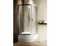 Душевой уголок Radaway Premium Plus A 1700 90x90, 30401-01-06N,  хромированный профиль