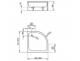 Душевой поддон Radaway Samos A 80x80 4S88300-03, белый