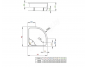Душевой поддон Radaway  Indos A 90x90, SIA9090-01, белый