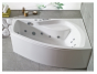 Аэро- и гидромассажная ванна Poolspa Nicole 160x80 R Economy 2, PHAOF10SO2C0000