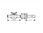 Крючок Hansgrohe Logis Universal, 41725000, хром
