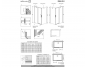 Левая часть кабины Radaway Idea KDJ 100 Front left, стекло прозрачное,  387040-01-01L, хром