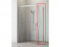 Боковая стенка Radaway Idea - S1 Sidewall 110 R правая 387053-01-01R, хром