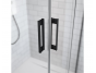 Левая часть душевой кабины Radaway Idea Black KDD 100 Left 387062-54-01L, черный
