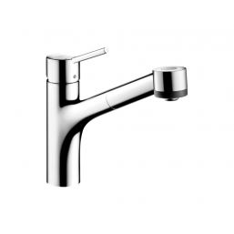 Смеситель для кухни c выдвижным изливом-лейкой Hansgrohe Talis S 32841000, хром