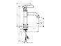 Смеситель Hansgrohe Axor Montreux для раковины 100, однорычажный, 16516820, никель