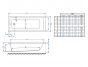 Акриловая ванна Excellent Ness Mono 150x70 WAEC.PRO7.150.070, белый