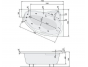 Гидромассажная ванна Poolspa Europa 165x105 R Smart 1, PHA4610ST1C0000