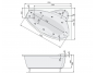 Аэро- и гидромассажная ванна Poolspa Europa 170x115 R Economy 2, PHAD110SO2C0000