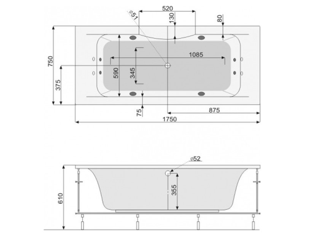 Ванна 175х75. POOLSPA ванна 175x75. Ванна акриловая 175х75. Ванна 175x75 акрил. Ванна POOLSPA Sidney.