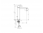 Смеситель для раковины с гигиеническим душем Hansgrohe Metris S 260 Highriser 31022000, хром
