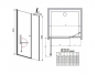 Душевая дверь Radaway Eos DWS 100x197, правая 37990-01-01NR, хром