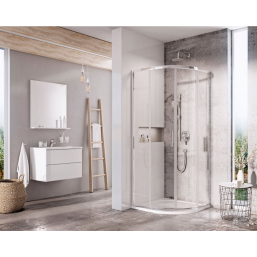 Душевой уголок BLSPS-80 блестящий + транспарент, X9BM40C00Z1